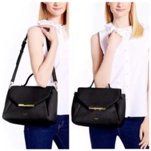 Kate Spade Shoulder Black Leather Top Strap EUC
